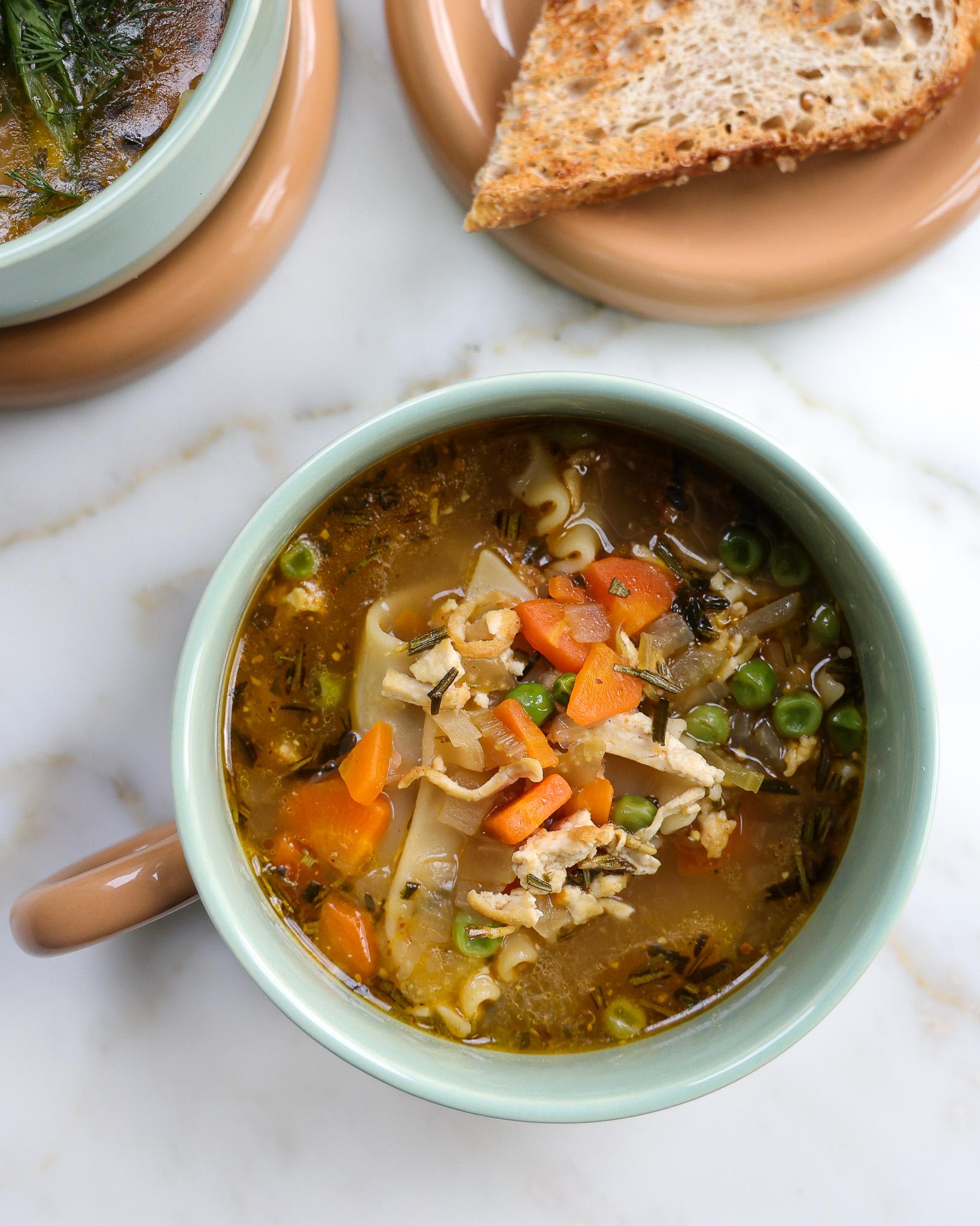 Classic Chicken Noodle Soup Made Vegan: Rich & Nourishing